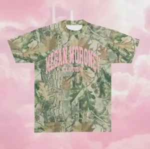 Megan Moroney Camo Shirt, Vintage Country Music Tee, Cloud 9 3D Graphic T-Shirt, Realistic All Over Print, Unisex Streetwear