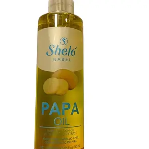 Shelo Nabel Papa Oil - High-Quality Potato Extract for Hair & Skin Care - 8.6 Fl Oz Natural Nourishing Formula for All Ages