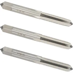5/16"-24 UNF Hand Tap Right Hand, 5/16 x 24 Threading Hand Tap 3 count