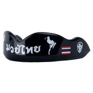 Fightdentist Boil & Bite MouthGuard | for Boxing and Martial Arts |  Muay Thai - Black Protective Gear Protective Gear