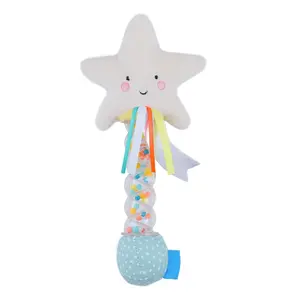 P-PLT028  Star Rainstick Rattle, Musical Shake & Rattle Rainmaker Toy, Musical Instrument for Babies and Toddlers for Sensory and Motor Skills Development