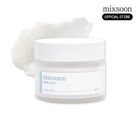[mixsoon] Bifida Cream - Fragrance-Free Korean Skincare Moisturizer, 2.02 fl.oz/60ml, Moisturizing, Hydrating, Skin Repair, Selfcare Treatment