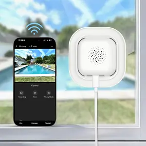 Smart Window Wall Security Camera, Wifi Surveillance Camera, 1080P Full Color Night Vision, 2.4g 5g WiFi, Home Indoor Outdoor Monitoring, Motion Detection, Two-Way Audio, Wifi Security Cameras