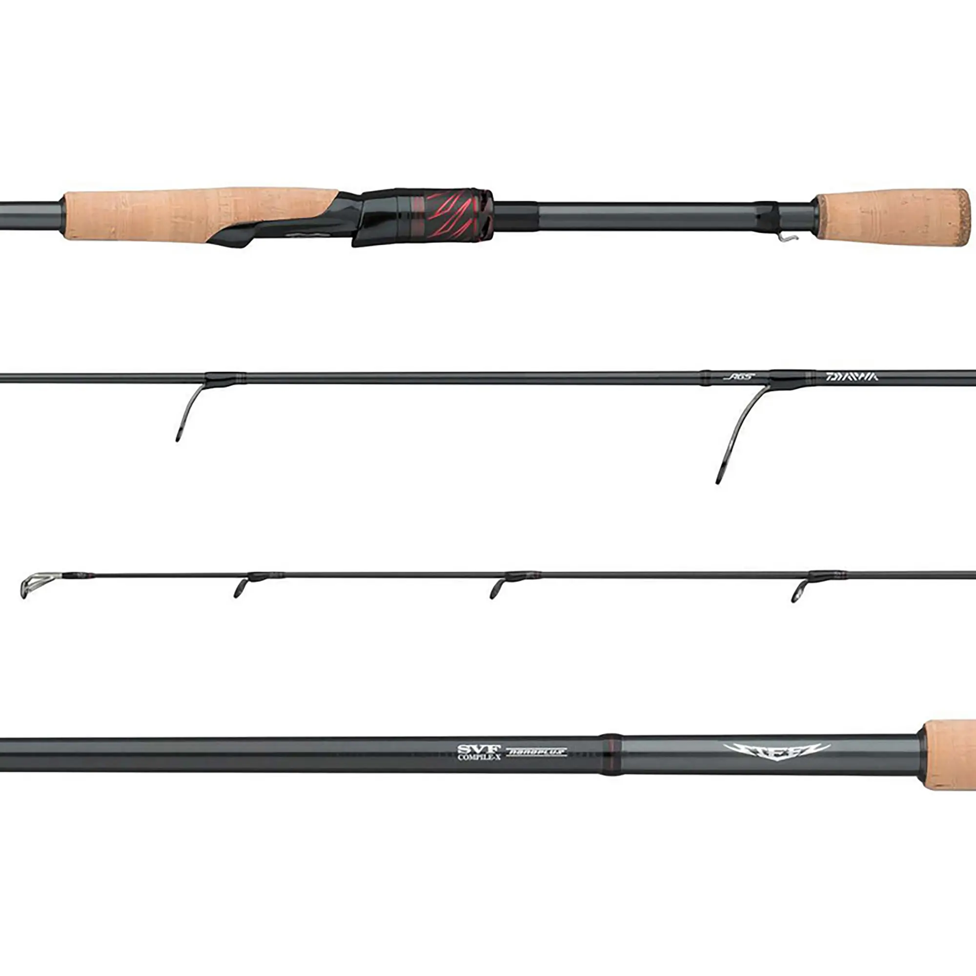 Daiwa Steez Ags Carbon Bass Casting Fishing Rod, Carbon Fishing Rod