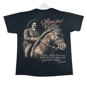 Vintage Pancho Villa Shirt - Men’S Medium , Chicano Clothing, Mexican Clothing, Chicano Tshirt, Men's Clothing, Gangster Clothes, Vintage Clothing T-shirt