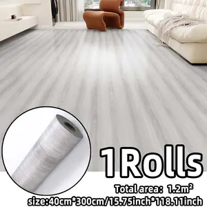 Self-Adhesive Waterproof PVC Flooring Sticker, Simple Operation, Easy Tear & Stick, Home Bedroom Kitchen Living Room Decor