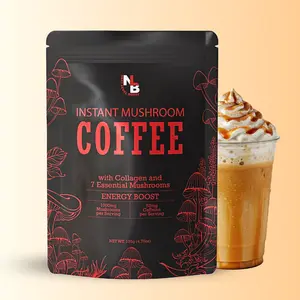 Energy Mushroom Coffee Drink with Collagen – Dynamine, MCT Oil & Organic Mushrooms | Gluten-Free & Non-GMO