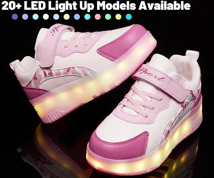 Children's LED light skate shoes are fun and fashionable, suitable for boys and girls' birthday parties and Christmas Children's LED light skate shoes are fun and fashionable, suitable for boys and girls' birthday parties and Christmas