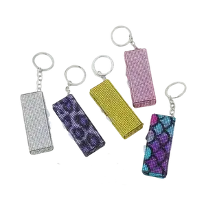 Fashionable, Luxurious, Multi-functional Diamond-embedded Medicine Can Storage Box Keychain. It Can Be Used As A Hanging Ornament for Cars and Bags, Suitable for Giving As Gifts on Dates, Gatherings, Parties, or Friends' Birthdays.