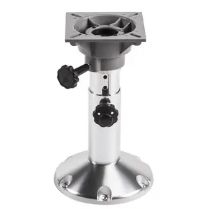 Wise  2.87 in. Adjustable Boat Pedestal with 12-18 in. Seat Mount