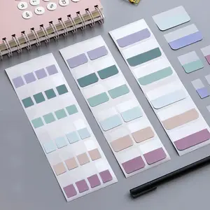 420 Pcs Morandi Color Self-Adhesive Index Tabs, Reusable High-Viscosity Page Markers, Multi-Color Sticky Notes, High Adhesive Stickers, Suitable for Notebooks and Office Document Organization, Perfect as Back-to-School and Office Gifts.