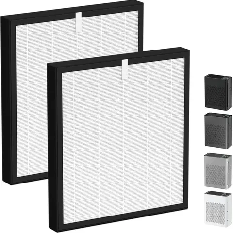 TZ-K2 Replacement Filter Compatible with Air Puri-Fier Filter TZ-K2-A, 3-in-1 H13 HEPA with Activated Carbon and Pre-Filter. (2 Pack)