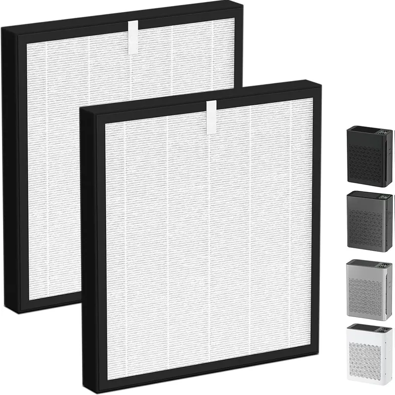 TZ-K2 Replacement Filter Compatible with Air Puri-Fier Filter TZ-K2-A, 3-in-1 H13 HEPA with Activated Carbon and Pre-Filter. (2 Pack)