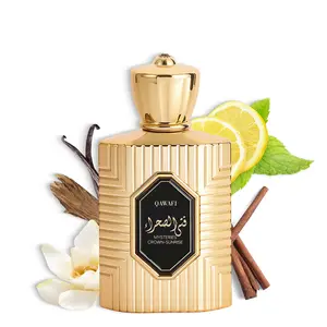 Mysteries Crown Sunrise | Warm Woody Spicy | Extrait de Parfum 100ml | Cinnamon,Vanilla,Amberwood | 8H+ Long Lasting