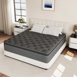 【Summervibes】12/14 Inch Twin, Full, Queen, king Mattress Memory Foam And Spring, HybridMattressMedium Firmness,,Lumbar Support, Ergonomic mattress bed mattress queen size mattress colchones para cama mattress memory foam mattress