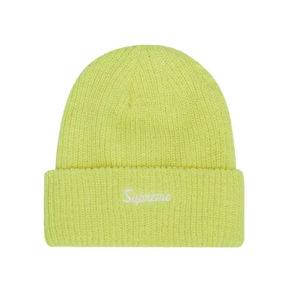 Supreme Loose Gauge Beanie Beanie (SS22) Light Lime