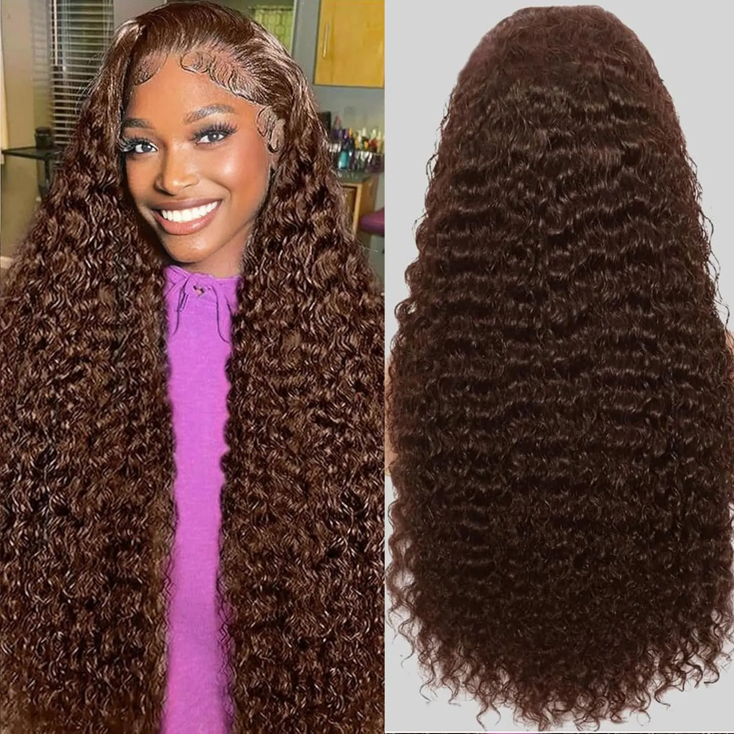 13x6 Chocolate deep wave