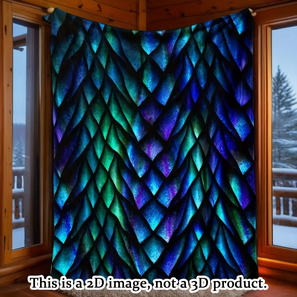 Mermaid Tail Blanket for Women Girls, Ocean Fantasy Throw Blanket, Blue Purple Aesthetic Blanket, Soft Cozy Blanket for Couch Bed Sofa, Mermaid Room Decor, Magical Fantasy Gift, Cute Home Decor Blanket, Birthday Christmas Gift for Teens Adults