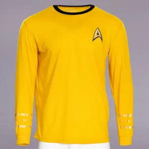 Star Trek Long Sleeve Halloween Costume T-shirt - Commander, Medical Sciences and Engineering