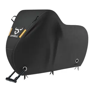 Waterproof Bicycle Cover with Windproof Buckle, Portable Handle, Indoor Outdoor Sun Protection Dust Proof, 1 Piece