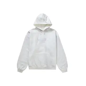 Supreme Men's MM6 Maison Margiela Foil Box Logo Hooded Sweatshirt White, from StockX