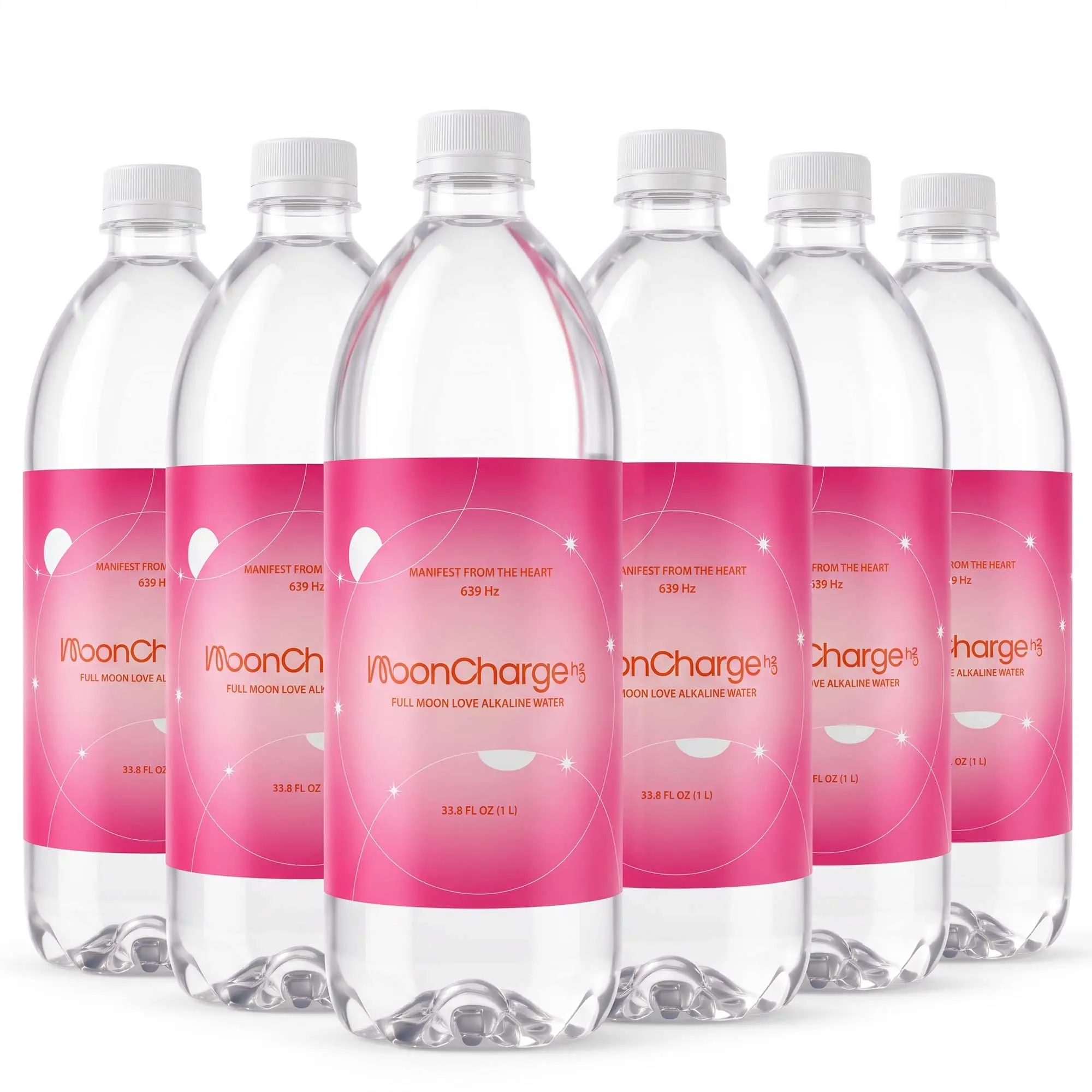 Full Moon Love Alkaline Water MoonCharge H2O– 9.5 pH – 6 Pack
