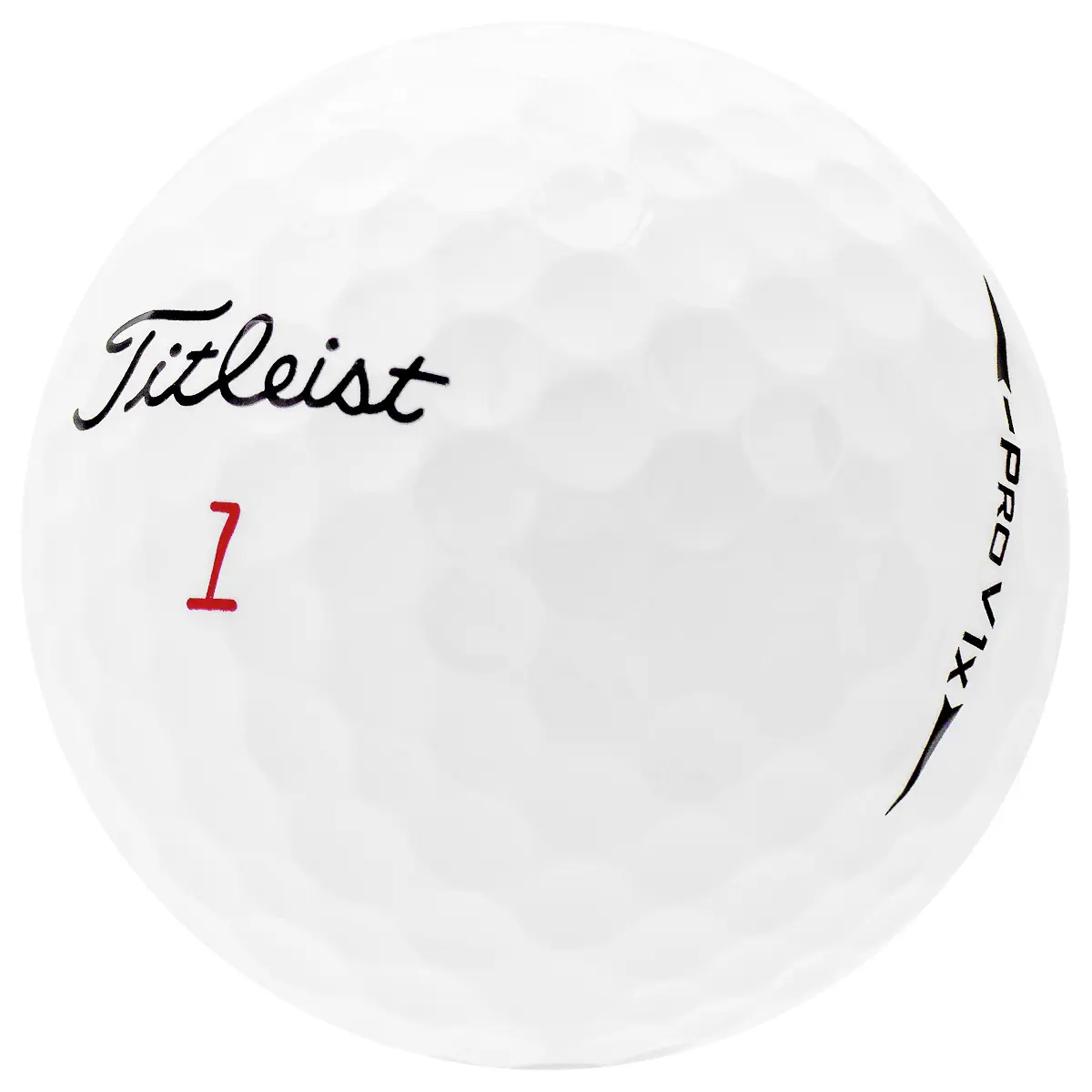 Titleist Pro V1x Left Dash Recycled Golf Balls, Good Quality 1 Dozen - High Performance Ball Set with a Firmer Feel for the Long Game, Golf Supply, Higher Flight