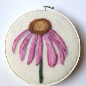 Cone Flower Needle Felting Kit by Sara Setzer Feltworks