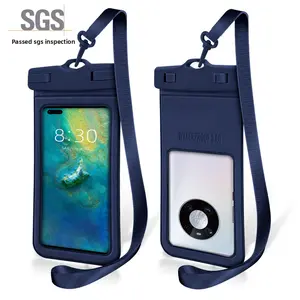 SGS Approved Waterproof Phone Case with Lanyard | Touch-Screen Pouch for Beach & Water Activities