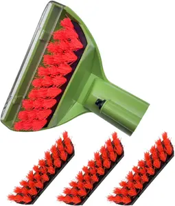 Upgraded 5.3in 1400B Little Green Machine Multi-Purpose Tools Brush detachable Replacement  Compatible with bissell 1400B 3194 3353 2458 3588F 1425 Tough Stain Brush Tool Attachments (Green 1+3)