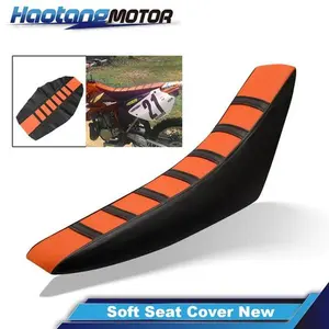 CROSSDESIGN Fit For Honda CR125R CR250R CR500R CR80R CRF100F CRF125F Orange Seat Cover Soft