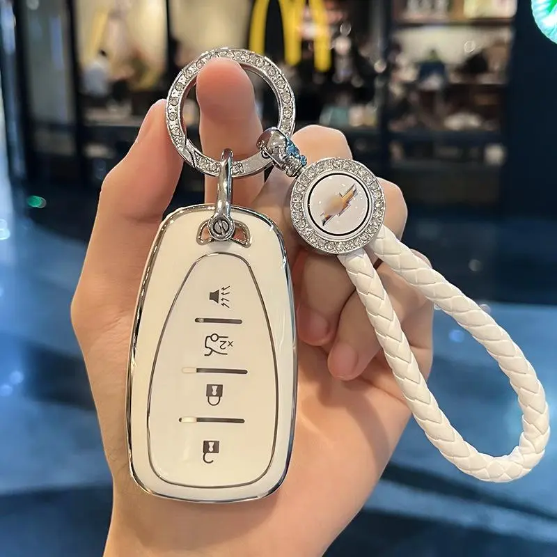 Chevrolet Car Key Cover Malibu XL Cruze Equinox Trax Traverse Impala Sail Key Case Car Accessories Gift Keychain Car Key Protector