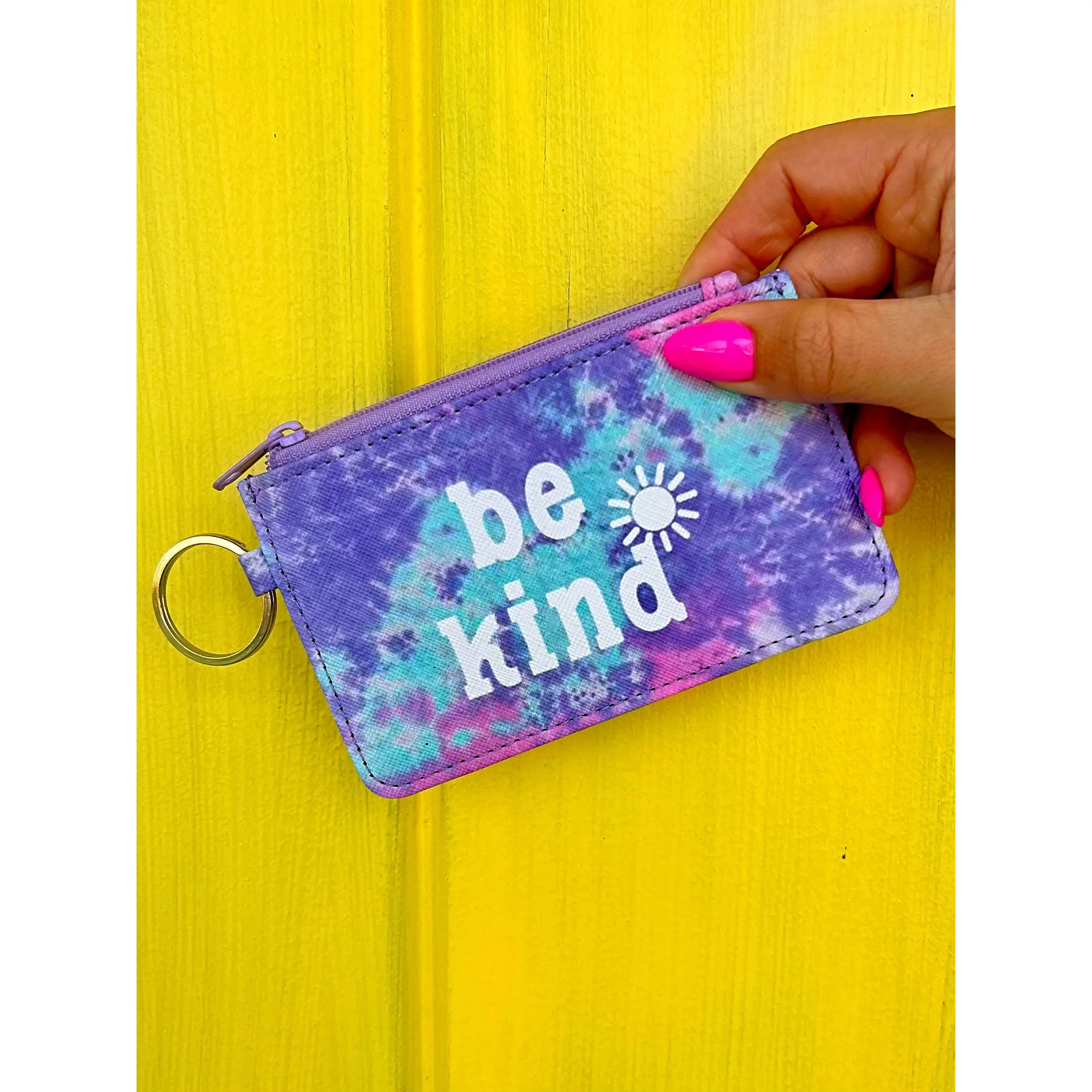 Be Kind Card Case Keychain