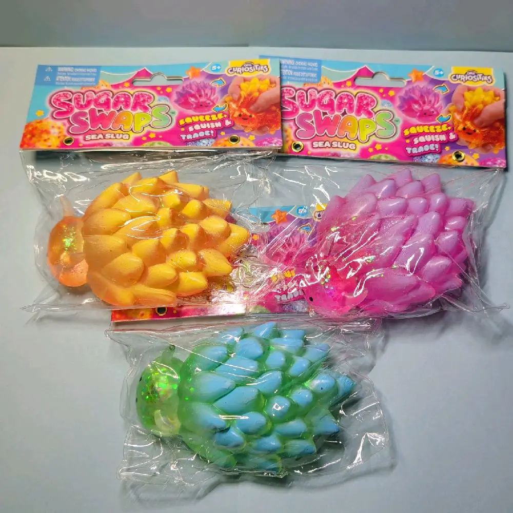 ORB CURIOSITIES!!  SUGAR SWAPS SEA SLUGS!!!  FOR AGES 5+. VARIETY OF COLORS TO CHOOSE.