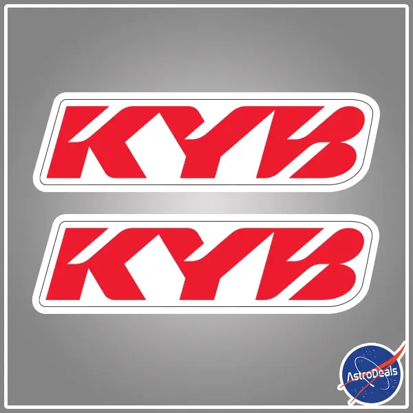 KYB Forks Logo 2 vinyl decal stickers Car Motor Graphics