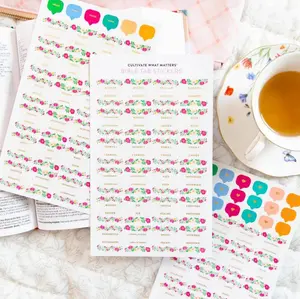 Christian Bible Tabs - Bloom Bible Tab Stickers - Christian Gift - Books Of The Bible Tabs - Bible Accessories - Bible Tabs - Stickers