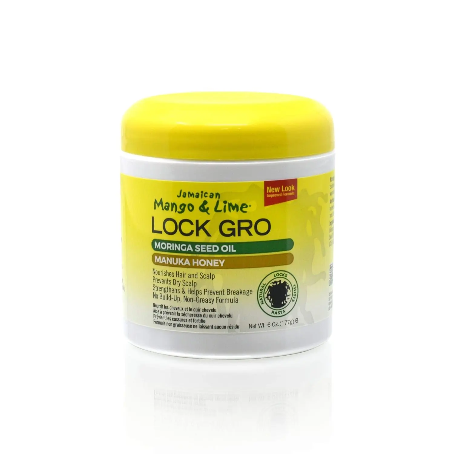 Jamaican Mango & Lime Lock Gro Scalp Moisturizer - 6oz Haircare Treatment for Adults, Daily Dry & Itchy Scalp Relief, Hydrating Antidandruff Solution, Moisture-Boosting Formula, Dry Scalp