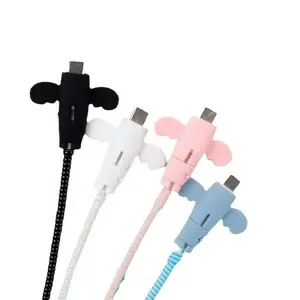 Cute Data Cable Protection Case Anti-Breakage Design for Mobile Phone Wire Connector Stylish & Versatile Protection Case