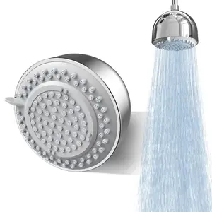 High Pressure Rain Shower Head, Retro Ball Style Premium Shower Head, Adjustable Easy Clean Replacement for Bathroom