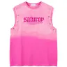 Men's American Retro Style Ombre Print Letter Embroidery Metal Star Decor Round Neck Tank Top, Loose Trendy Comfy Breathable Sleeveless Top for Summer, Fashion Men's Casual Clothes for Daily Wear, Tank Vest, Fashion Tank Tops