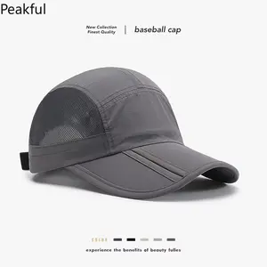 2026 Outdoor Foldable Baseball Hat – Quick-Dry Sunscreen Cap, Mesh Design for Fast Drying, Light Plate Sunshade, Unisex Duck Tongue Hat for Ultimate Sun Protection & Summer Fun