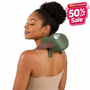 BENBO Shoulder Massager for Neck and Back with Heat, Wireless Electric Cervical Neck Massager, Bionic Hand 3D Kneading Deep Tissue Massage, Portable Rechargeable Massager for Shoulder, Neck, Back, Leg Pain Relief