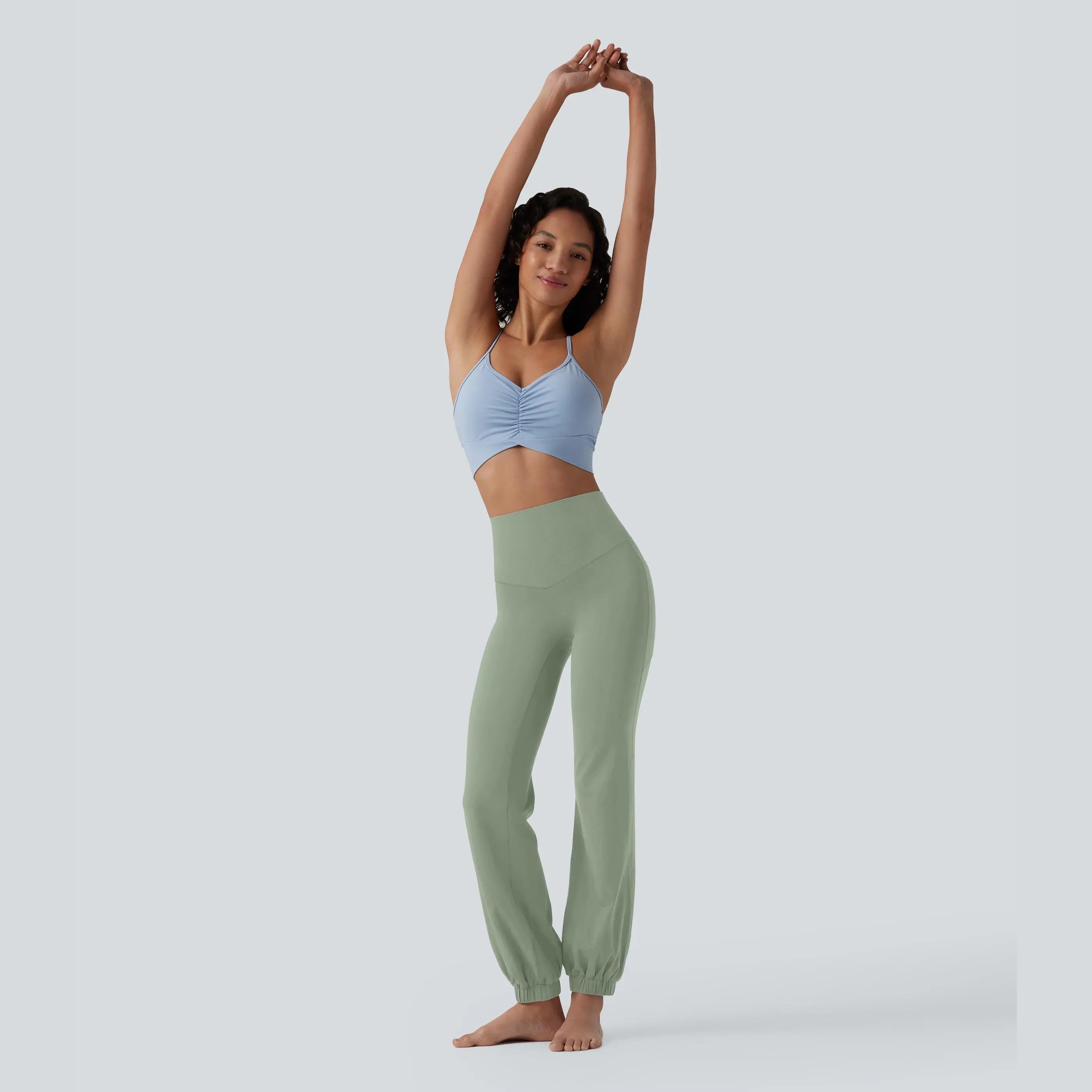 Halara SoftlyZero High Waisted Tummy Control Dance Balloon Joggers with Pockets