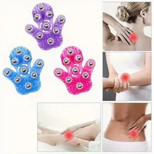 Rolling Massage Glove Relief Roller for Neck, Back, Shoulders, Hips, Face, Relaxation & Pain Relief, Ideal for Home Use, Stress Management Tool