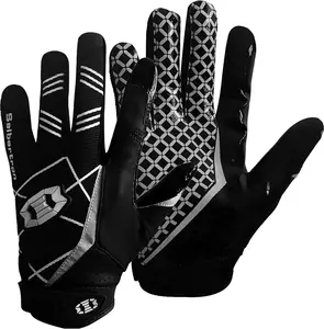 Football Gloves Grip, Pro 3.0 Elite Ultra-Stick Sports Receiver Glove Football Gloves Youth and Adult