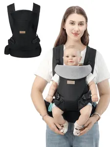 Front and Back Two-in-One Baby Carrier for Newborns Lightweight Portable Baby Stuff for Outings Boy Girl Newborn Essential Carrier Waist Stool Adjustable Sling Ergonomic Multifunctional Harness infant toddler wear babywearing soft structured wearing