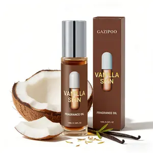 2/4Packs Coconut Vanilla Elegant Fragrance Oil Set - Women Alcohol-Free Perfume, 0.34 Long-Lasting Fresh Scent, Oriental Fruity & Floral Notes