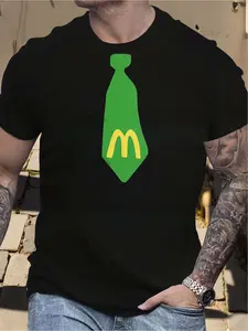 American-style trendy brand design tie-print heavy-duty short-sleeve T-shirt for men and women, casual and versatile for couples