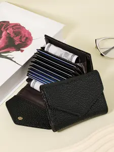 New Elegant and Lightweight Women's Short Wallet, Snap on Envelope Coin Wallet, Fashionable and Versatile Women's Credit Card Bag, Portable Multi Slot Credit Card Storage Bag, Suitable for Outdoor, Travel, and Back to School Activities, Travel Card Holder