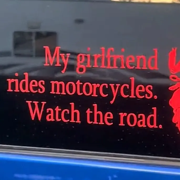 Girlfriend Rides Watch The Road